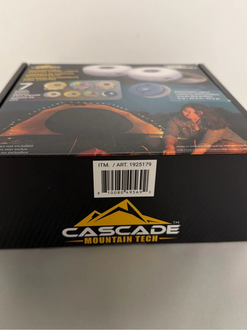 Cascade Rechargeable Camping String Lights - White (2-Pack)